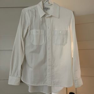 Madewell White Button-up